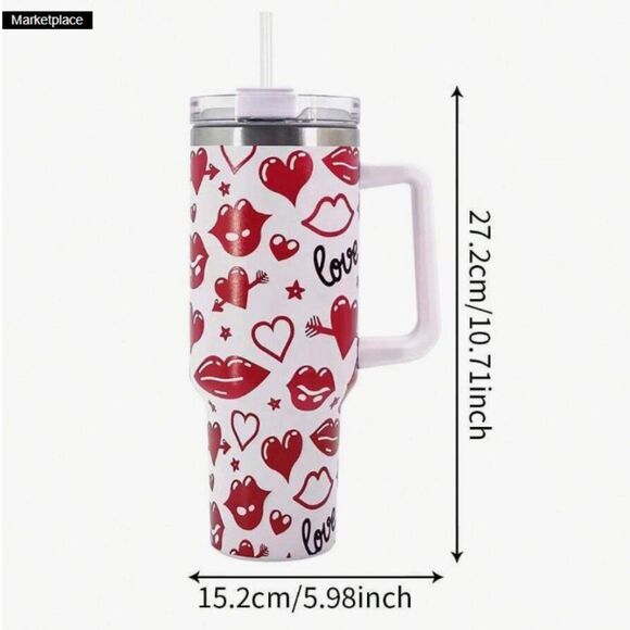 40oz stainless steel insulated Tumbler- Perfect for on-the-go sipping - Picture 3 of 5